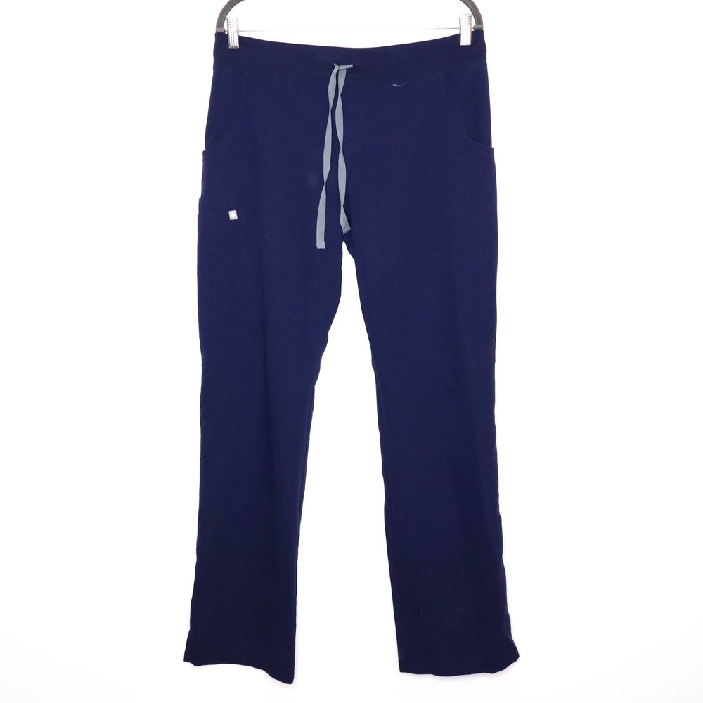 FIGS Kade Cargo Scrub Pants Straight Navy MT